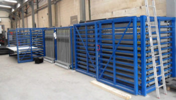 compact high capacity metal sheeting storage