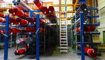 tubing pipes storage cantilever rack