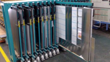 rack for sheet metal scraps