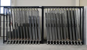 compact vertical sheet rack