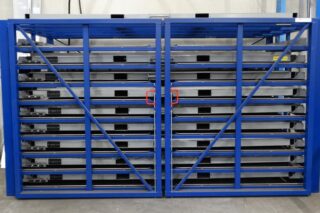 High-capacity storage rack