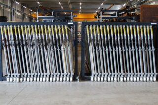 vertical sheet metal rack