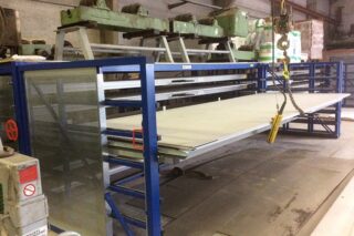 roll-out drawer metal sheet rack
